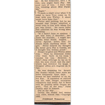 Princess Mercedes & Cousin Spanish Prince to Wed 1935 News Article AE7-N5
