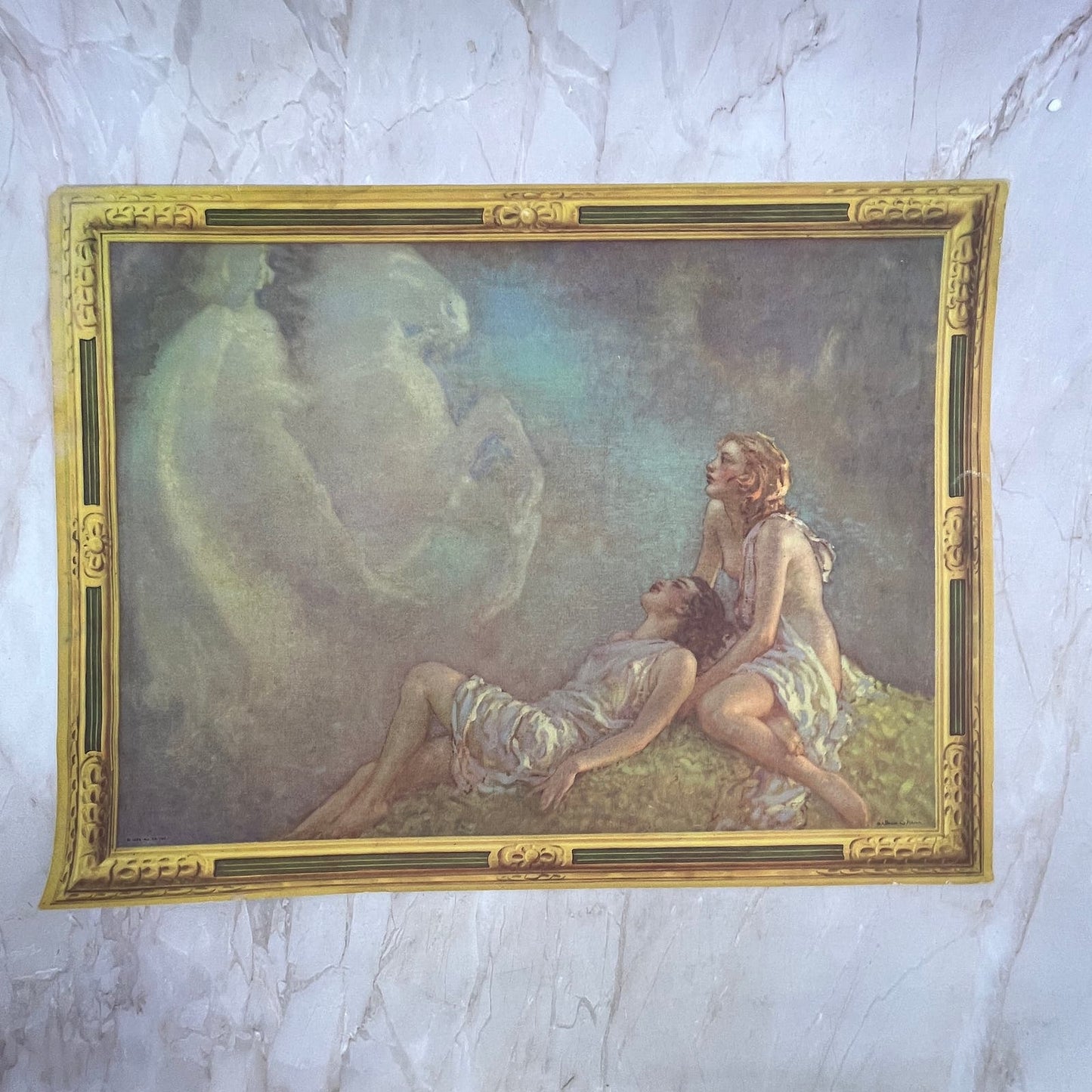 1935 Arthur Spear Day Dreams Art Print Lithograph 12x16 FL6-3