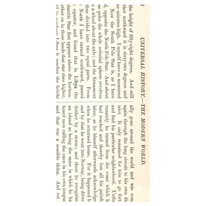 Art Nouveau Christopher Columbus Engraving Print AF5-M3