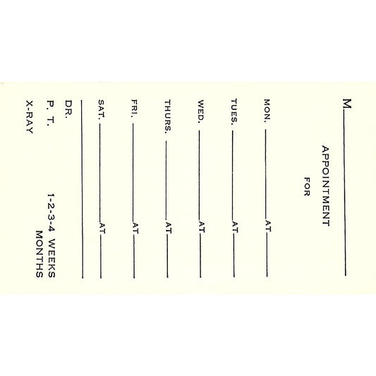 Orthopedic surgery & Fractures Harold B. Warren Lakewood CA Business Card SF3-B8