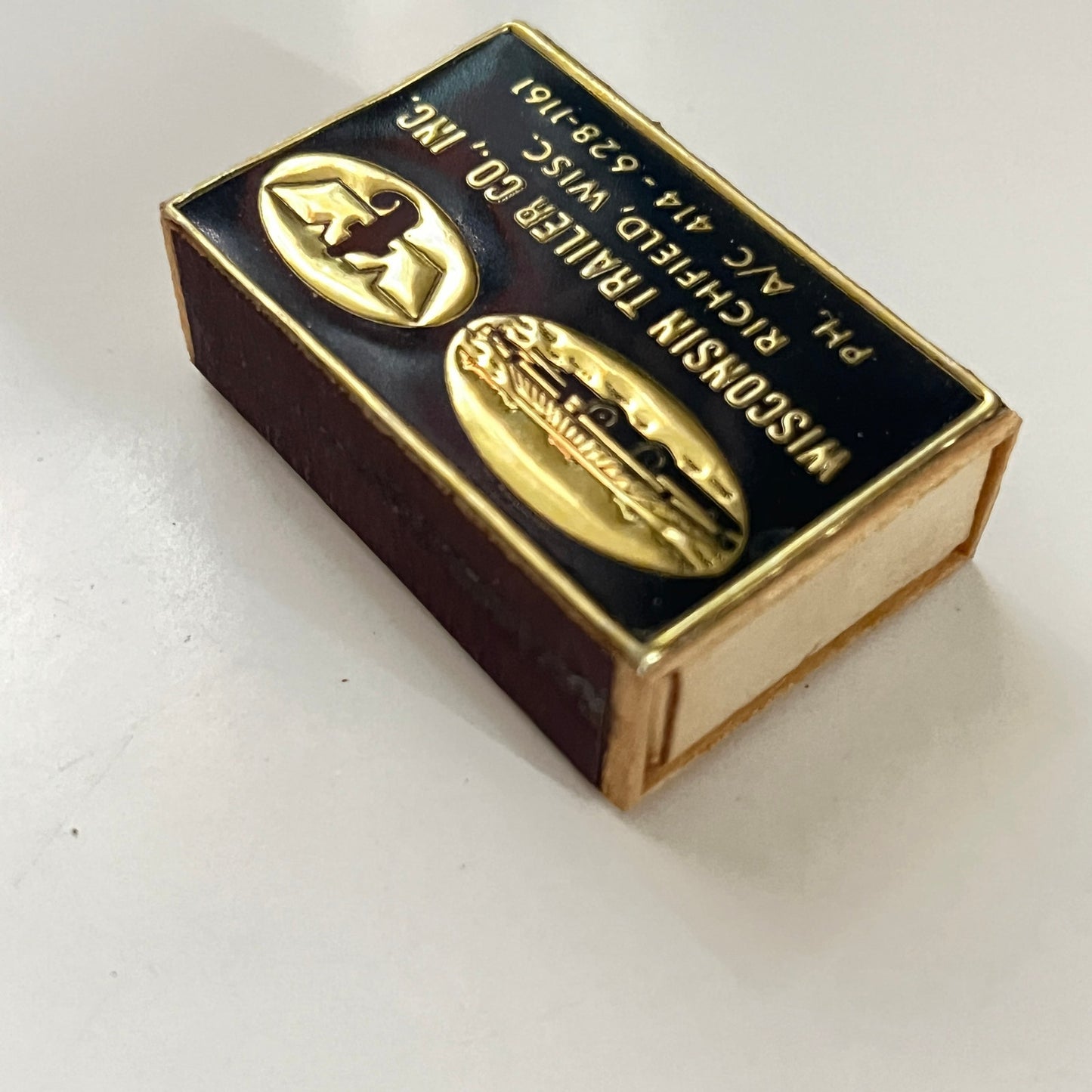 Wisconsin Trailer Co. Inc. Richfield WI Vintage Matchbox SF4-M1