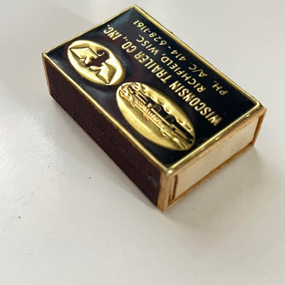 Wisconsin Trailer Co. Inc. Richfield WI Vintage Matchbox SF4-M1