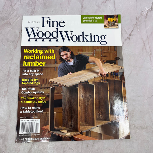 Reclaimed Lumber - Dec 2012 No. 229 - Taunton's Fine Woodworking Magazine M36