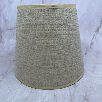 Vintage MCM Beige MCM Clip-on Tapered Drum Lamp Shade 6.75x8"