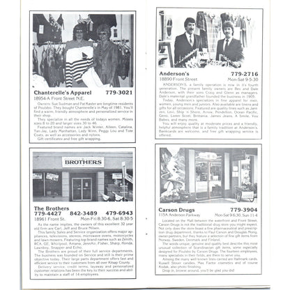 1980s Velkommen Til Poulsbo Washington Little Norway Travel Guide Book AF7-E8