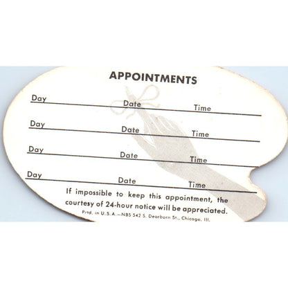 Vivian's Beauty Salon Long Beach CA Vintage Business Card SD8-B12