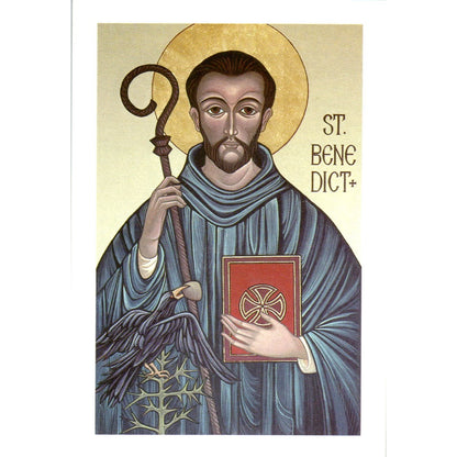 Prayer of St. Benedict Monastery of the Holy Cross Vintage Catholic Card TH2-PC1