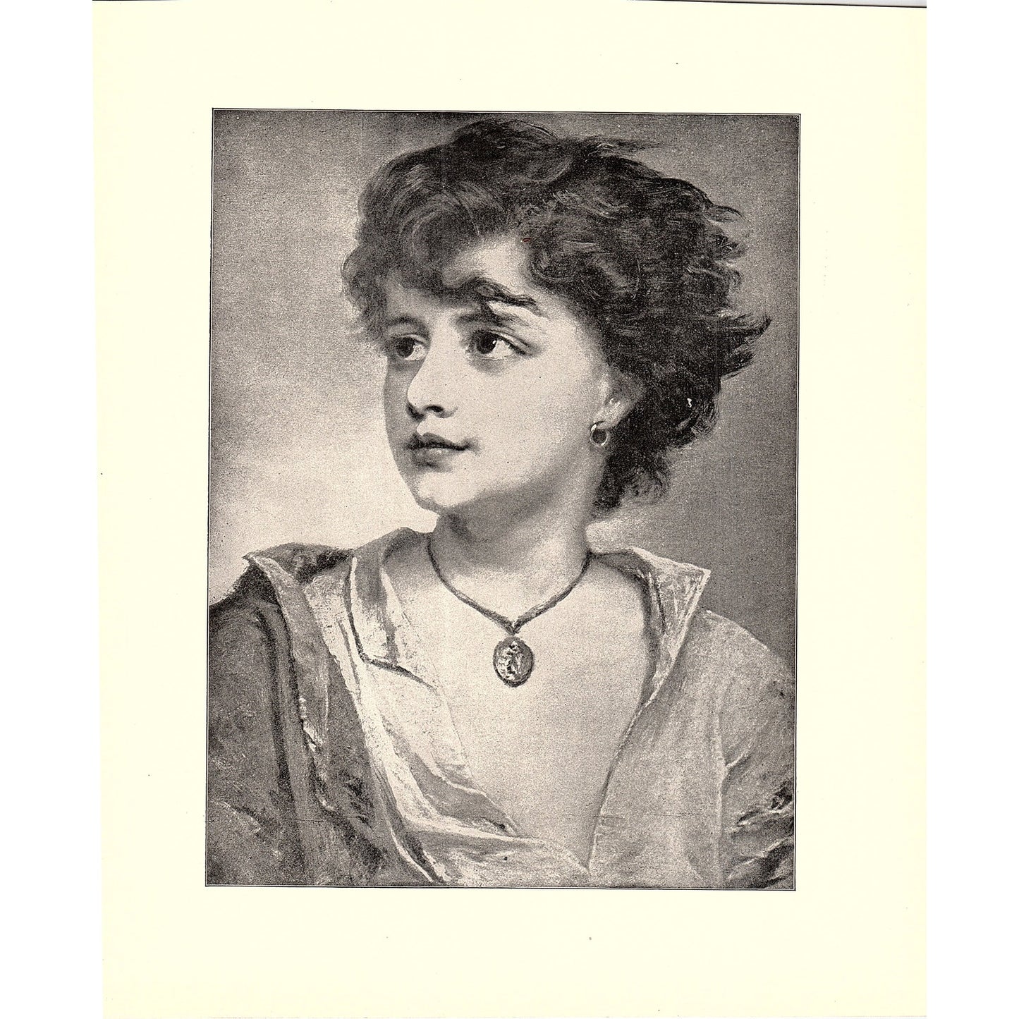 Neapolitan Boy - Gustav Richter - 1898 Litho Art Print D19