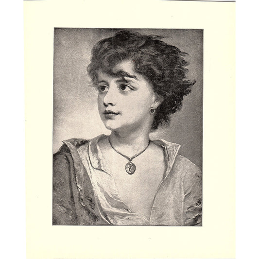Neapolitan Boy - Gustav Richter - 1898 Litho Art Print D19