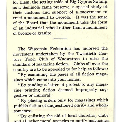 Miss Vida Newsome President Indiana Federation of Clubs Photo 1916 Ad AF6-15