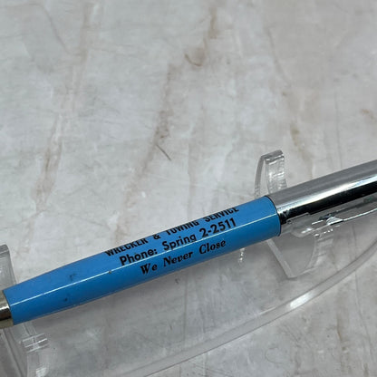 Charlie's Wrecker & Towing Service Sample Advertising Mechanical Pencil SB3-P3