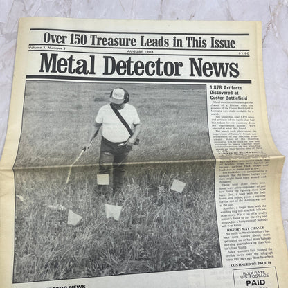 1984 Metal Detector News 150 Treasure Leads Chatsworth CA M20-1