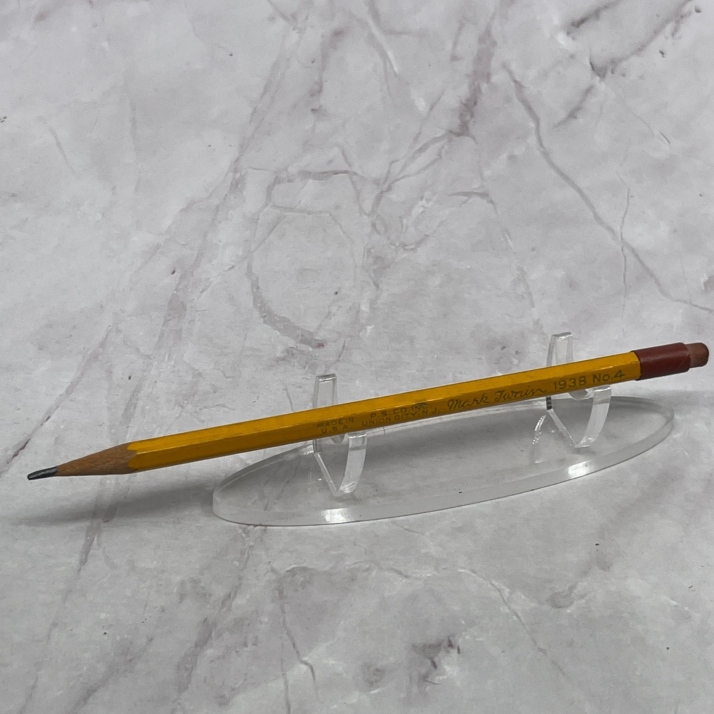 Vintage Mark Twain 1938 No. 4 Pencil Union City NJ TC5-PN1