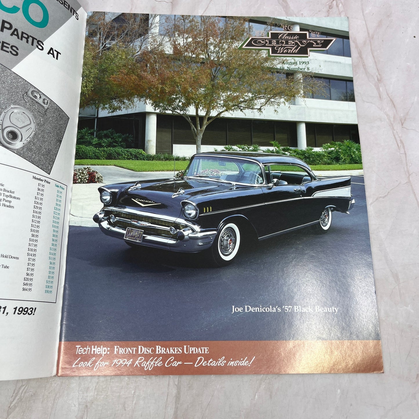 Front Disc Brakes Update - '55, '56, '57 Classic Chevy World - Aug 1993 M31