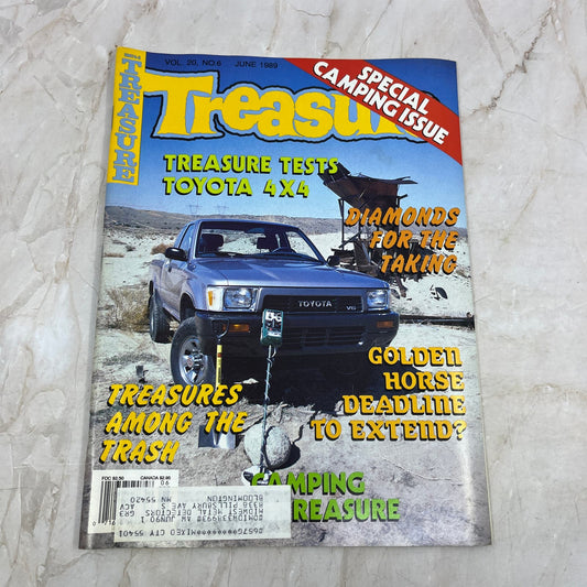 1989 June - Treasure Magazine - Treasure Hunting Prospecting Metal Detector M16