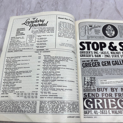 Antique Inlaid Opal Box - Lapidary Journal Magazine - Nov 1971 M22