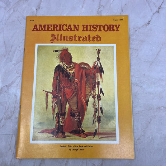1977 Aug American History Illustrated Magazine Keokuk Chief of Sauk & Foxes M21