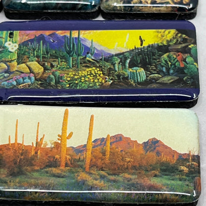 Vintage Lot of 8 Southwestern Refrigerator Magnets Tarantula Coyote SB7