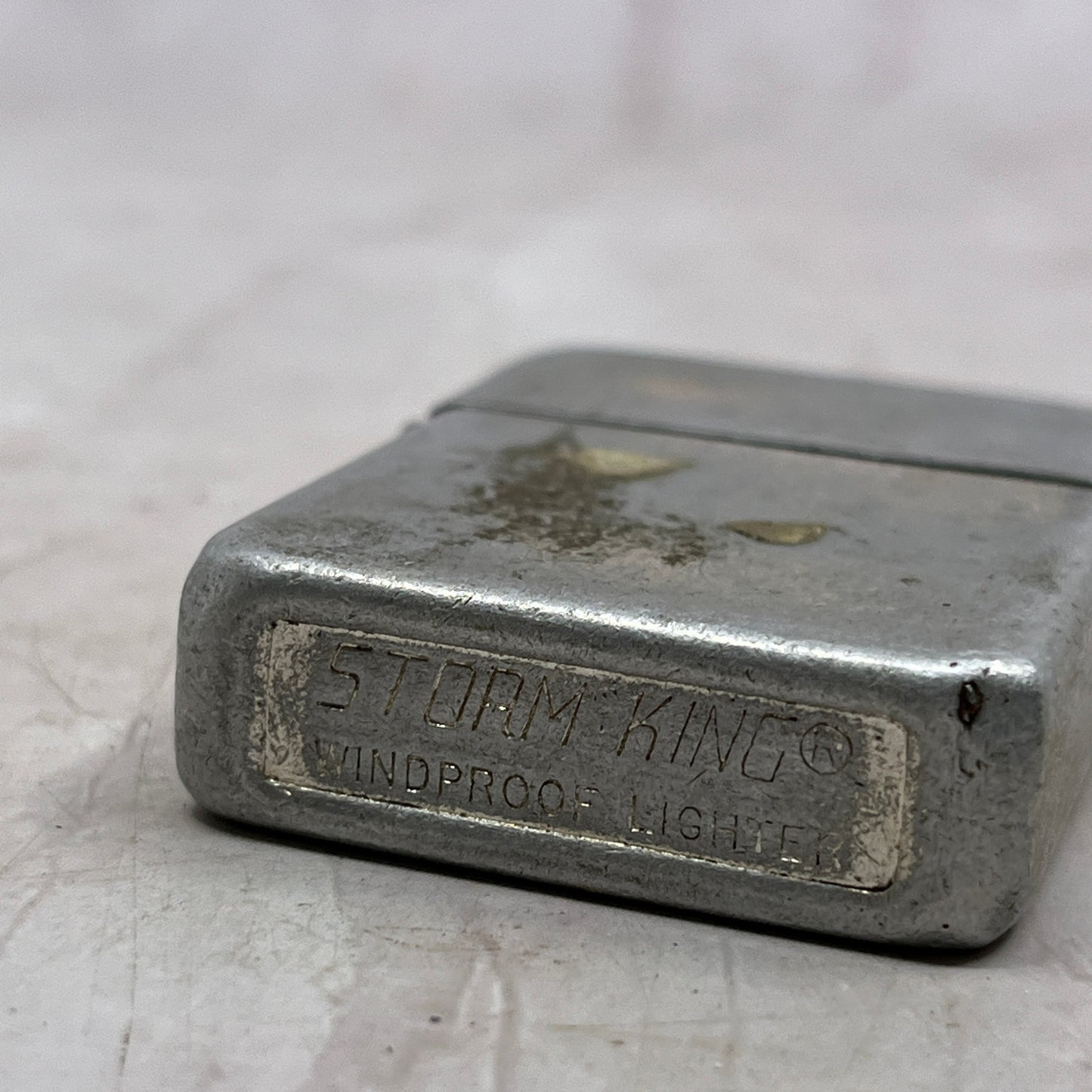 Vintage Storm King Windproof Zippo Lighter SF4