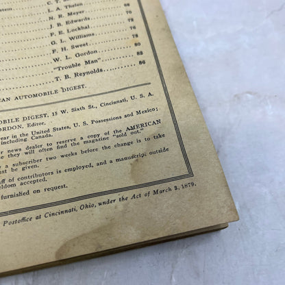 1923 Aug American Automobile Digest Magazine TI8-S7