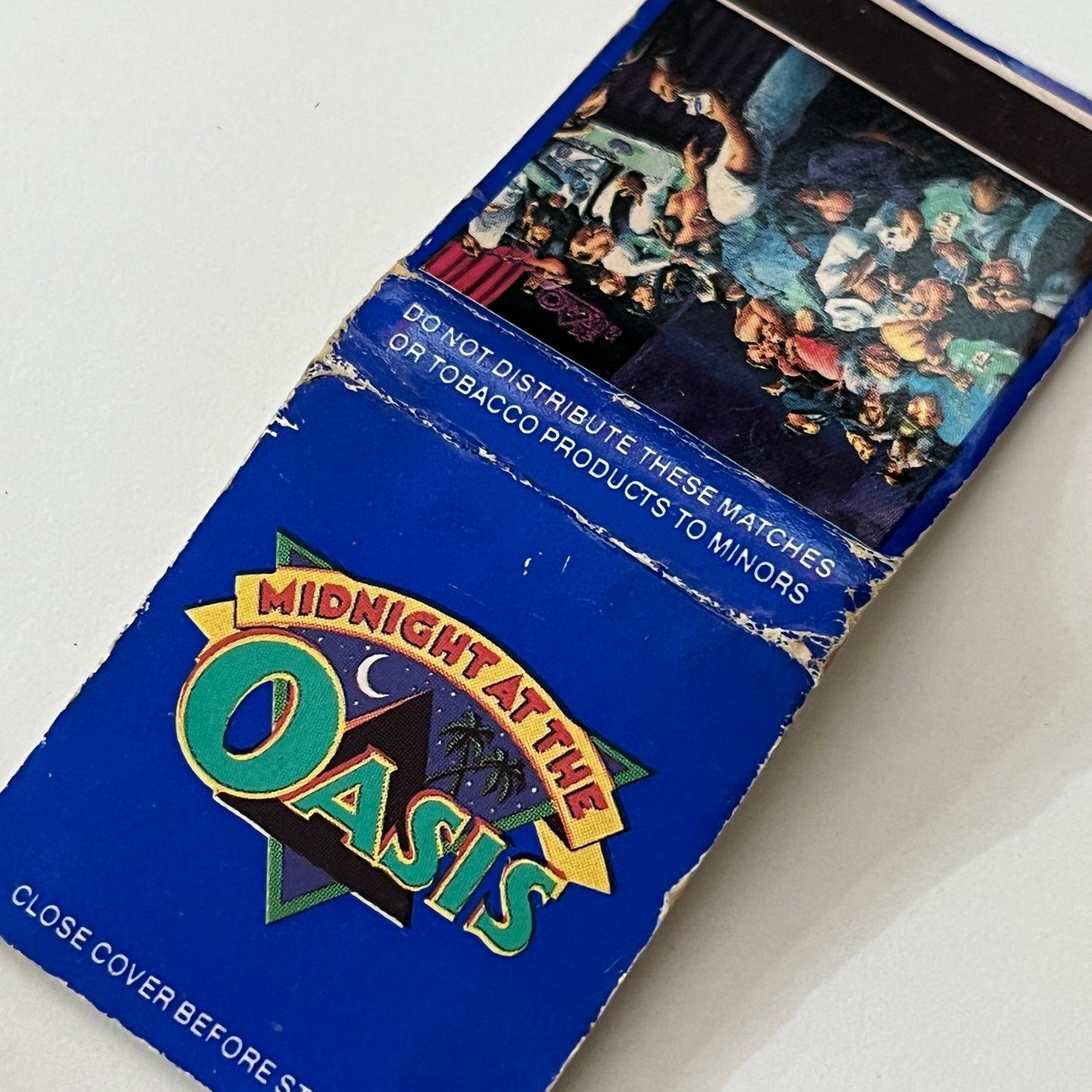 Camel Cigarettes Midnight at the Oasis Vintage Matchbook Cover TB6-MB1-13