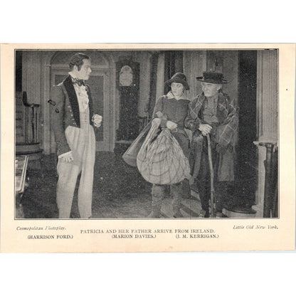 Patricia & Father Arrive From Ireland - 1923 Little Old New York Still AE5-PP
