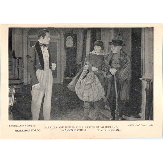 Patricia & Father Arrive From Ireland - 1923 Little Old New York Still AE5-PP