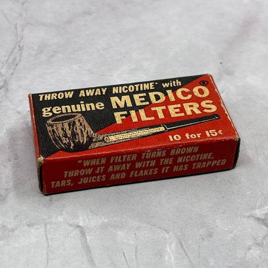 Vintage Genuine MEDICO Pipe Filters in Original Box NOS SB7