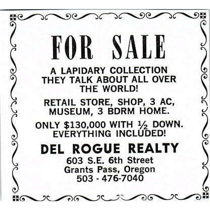 Craft House Jewelry & Supplies West Palm Beach FL 1972 Ad AF8-M2