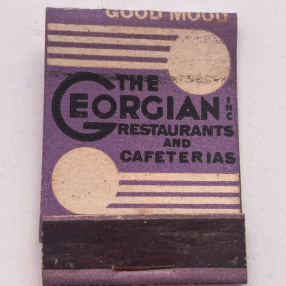 The Georgian Restaurant Grill 153 Federal St Boston Matchbook Cover TB8-MB2-9