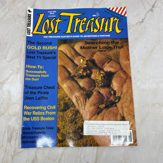 1992 June - Lost Treasure Magazine - Treasure Hunting Gold Prospecting M14