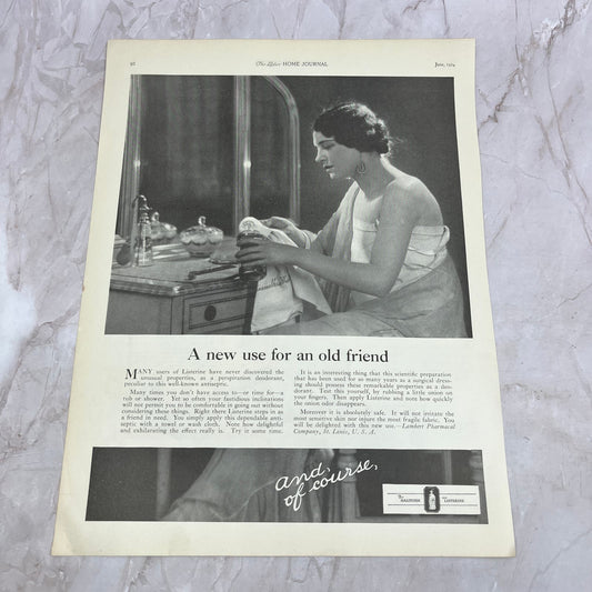 Use Listerine for Halitosis 1924 Magazine Ad FL6-11