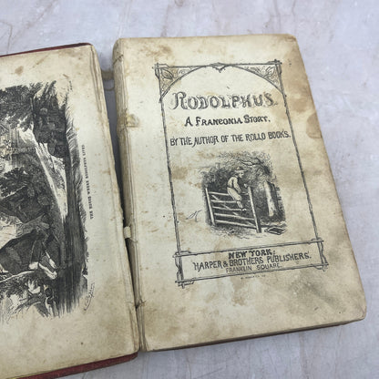 1852 Rodolphus. A Franconia Story, by the Author of the Rollo Books TK3-B4