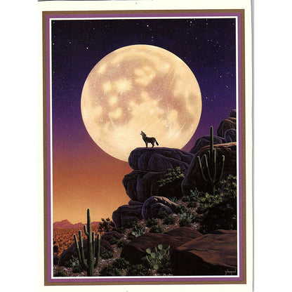 William Schimmel Desert Moon Song 5x7 Art Print Southwest AF6-18