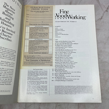 Patternmaking - Jan/Feb 1981 No 26 - Taunton's Fine Woodworking Magazine M33