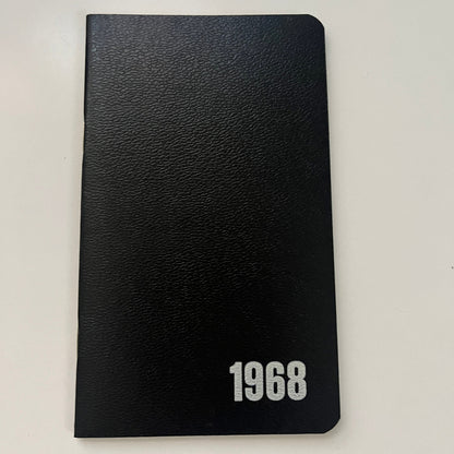 1968 Stauffer Chemical Company Promo Calendar Pocketbook J10
