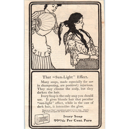 Ivory Soap - That Sun-Light Effect 1905 Magazine Ad AF1-NEH