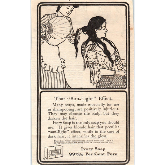 Ivory Soap - That Sun-Light Effect 1905 Magazine Ad AF1-NEH