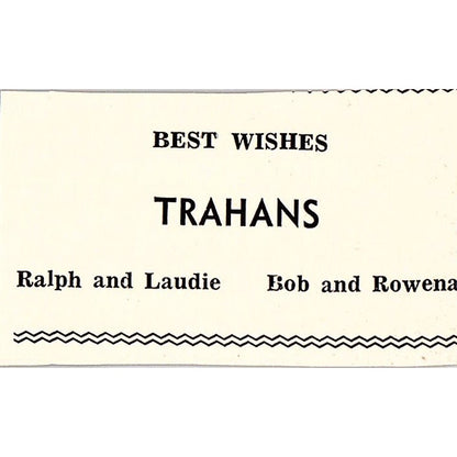 D.A. Woolsey Oil, Ralph & Laudie, Bob & Rowena Trahan - Taft CA c1965 Ad AF8-S23