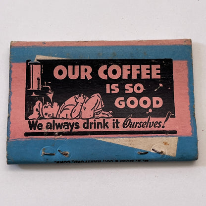 Franklin Cafeteria Inc Hartford CT Vintage Matchbook Cover TB8-MB3-6