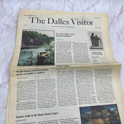 1988 Summer The Dalles Visitor Newsletter St Croix Falls WI Taylors Falls MN M11