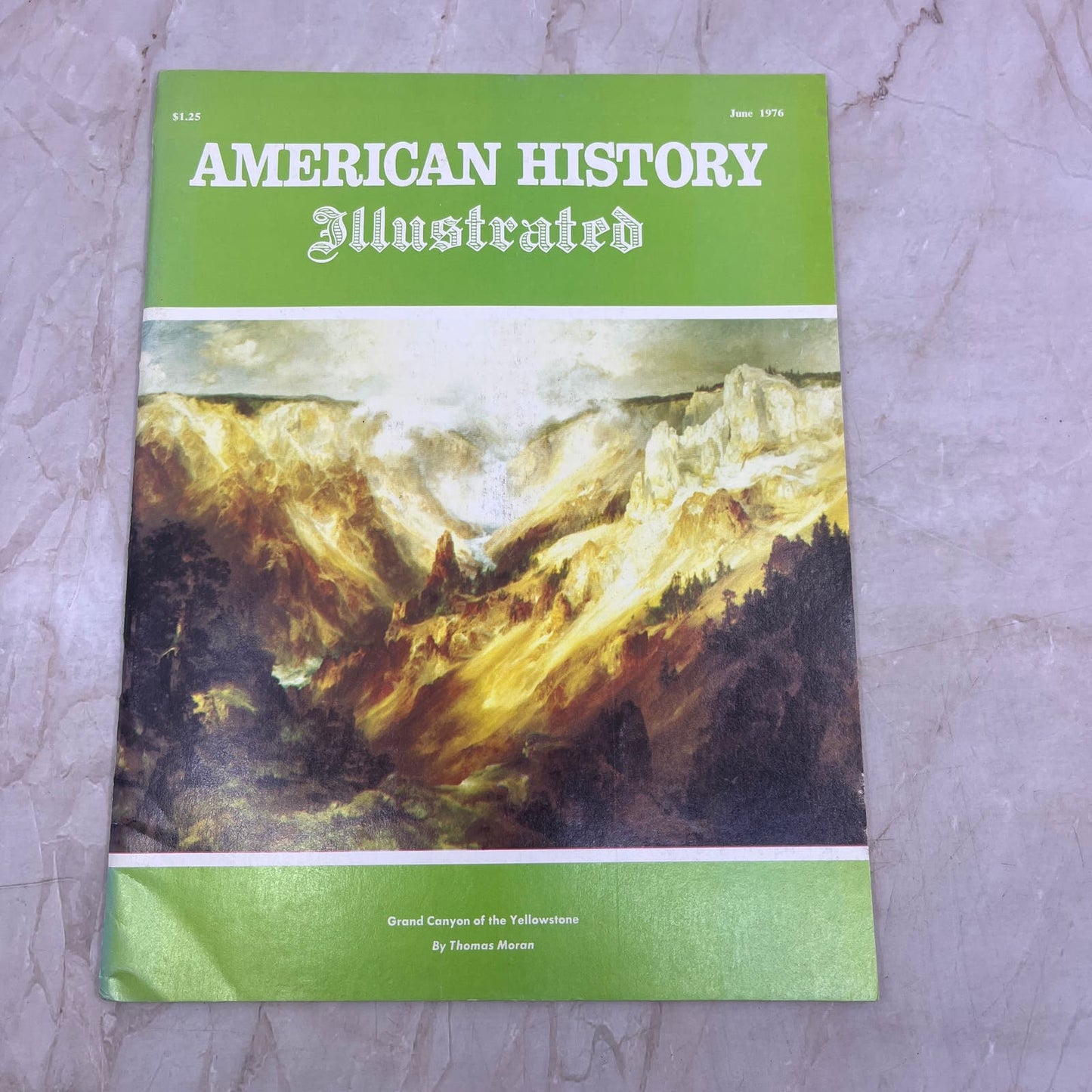1976 Jun - American History Illustrated Magazine Grand Canyon of Yellowstone M21