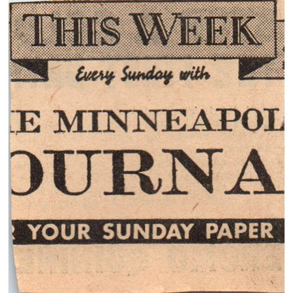 Grove's Laxative Bromo Quinine 1935 Minneapolis Journal Advertisement AE7-H2