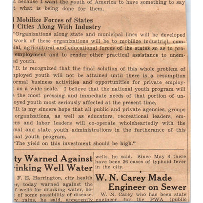 Gerner's Nicollet Summer Hats 1935 Minneapolis Journal Advertisement AE7-N2