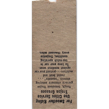 Ludtke's Service Lomira WI Trojanize Vintage Matchbook Cover SC7-Y6