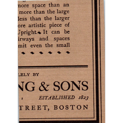 Braun's Carbon Prints Braun Clement & Co NY c1905 Victorian Ad AE9-MA7