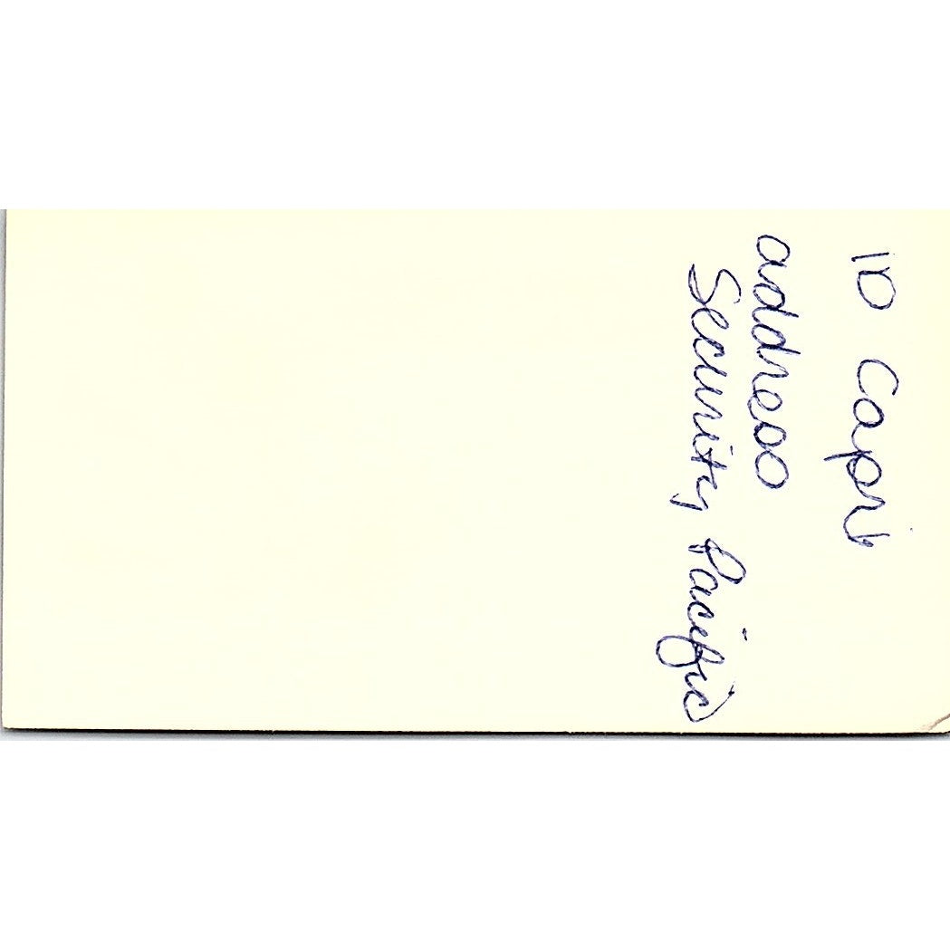 Tom McInally State Farm Lakewood CA Vintage Business Card SD9-B9