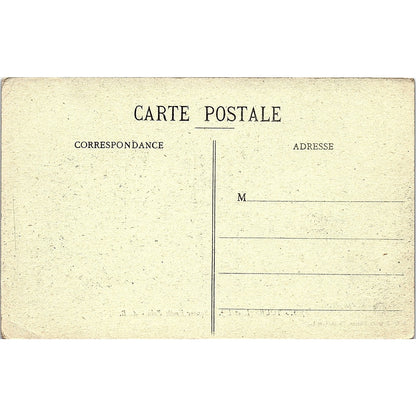 Square Emile Zola Andre Boucher French Antique Postcard PE10