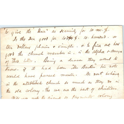 1867 Original Handwritten Letter A.S. Washburn D21