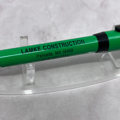 Lamke Construction Palisade Minnesota Vintage Advertising Pen TC5-PP2